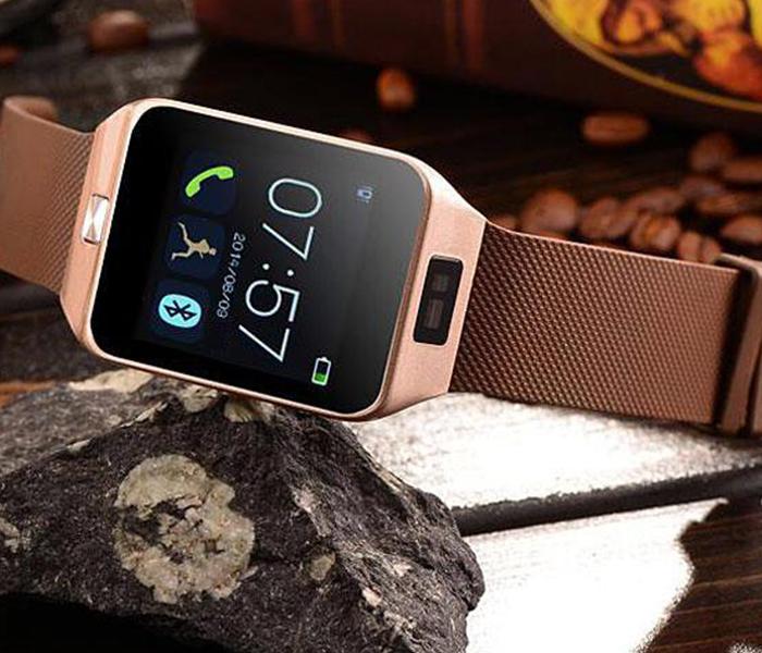 Bluetooth Smart Watch with Pedometer & Sleep Monitoring for Zen A Plus - Gold - Zoom Image 2