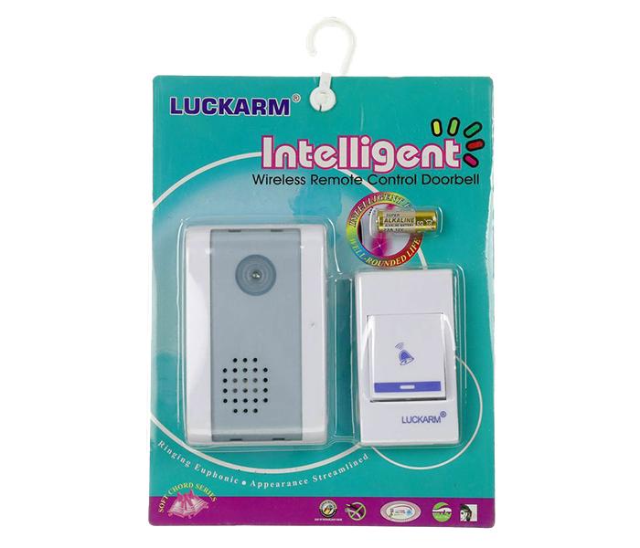 Luckarm Wireless Doorbell with Remote Control - White - Zoom Image 3