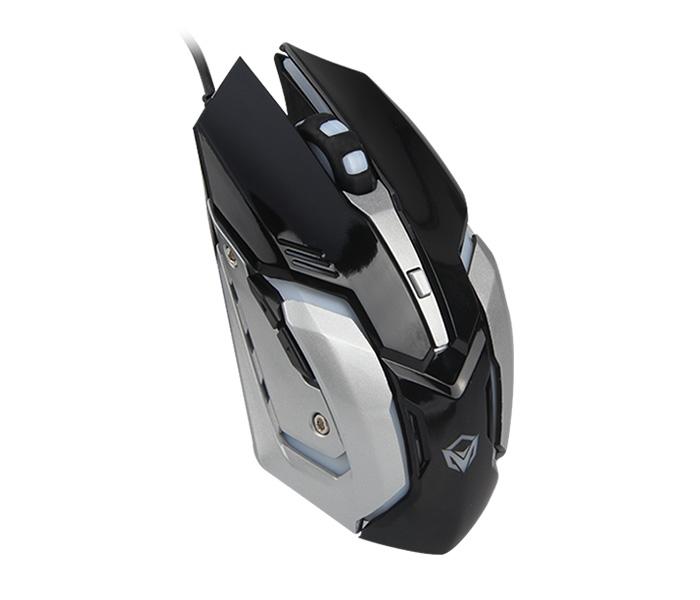 Meetion MT-M915 USB Wired Backlit Mouse - Black - Zoom Image 2