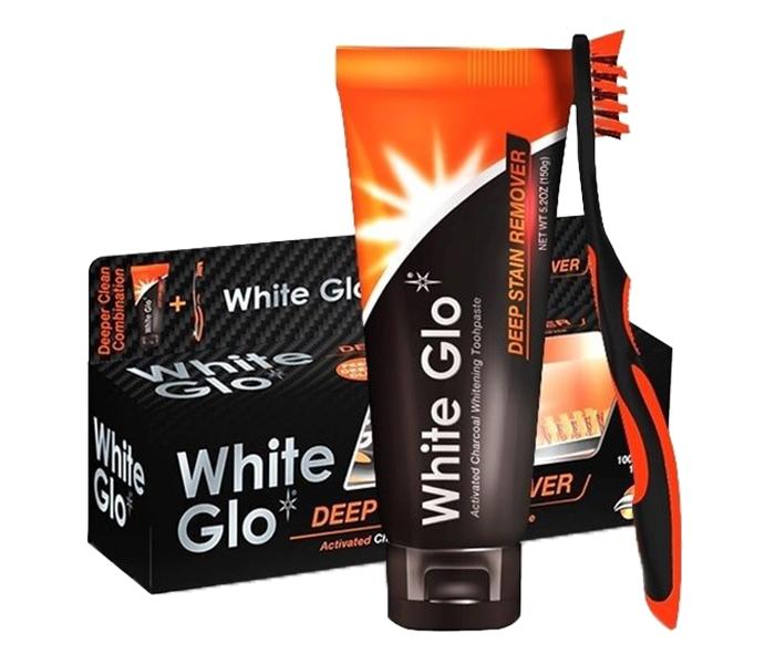 White Glo Charcoal Deep Stain Remover Toothpaste - 150g - Zoom Image 2