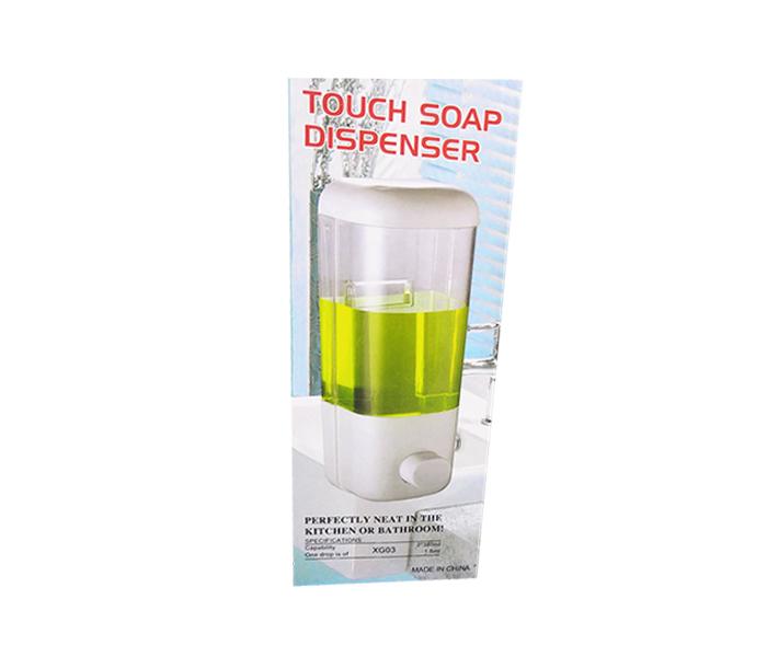 380ml Plastic Touch Soap Dispenser - White - Zoom Image 1