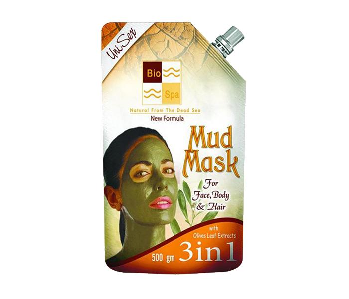 3-in-1 Dead Sea Mud Mask with Olive Leaf - 500g - Zoom Image