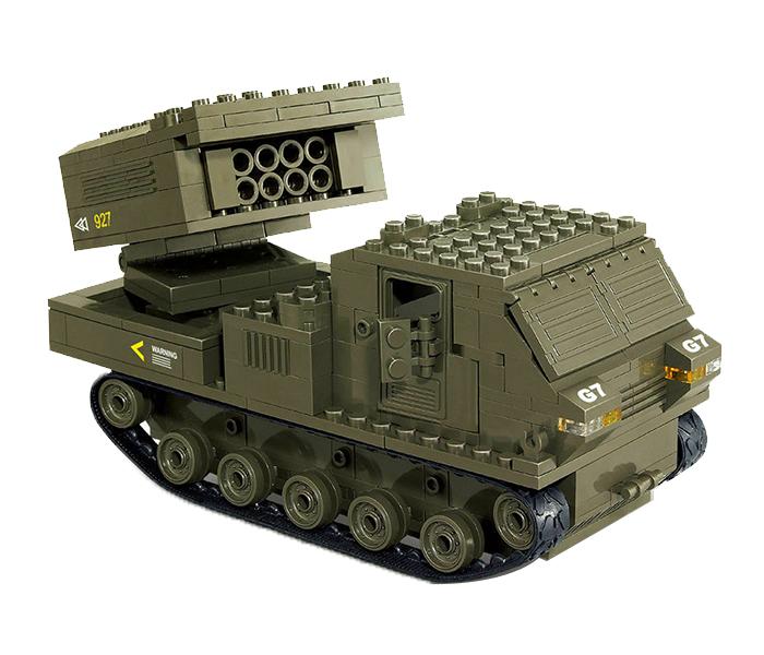 Sluban Military Blocks Army Bricks Toy - Guard Bazooka, Army Green - Zoom Image 1