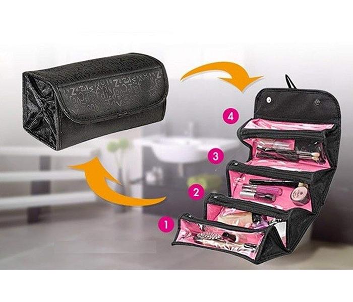 Roll-N-Go Cosmetic Bag - Black - Zoom Image 3