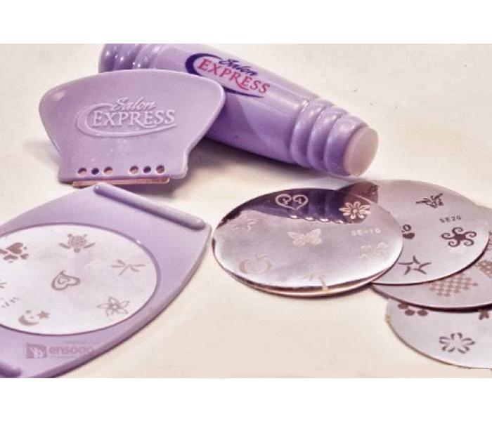 Salon Express Nail Art Stamping Kit - Purple - Zoom Image 5