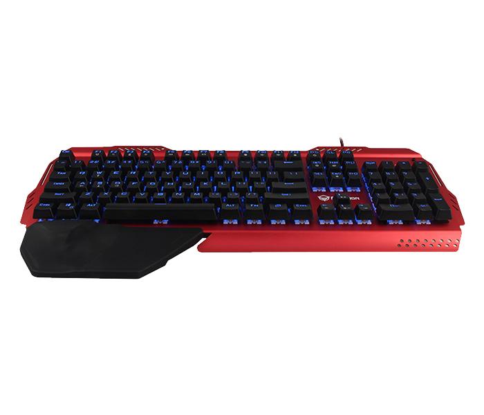 Meetion MT-MK20 RGB Multimedia Metal Mechanical Keyboard - Red - Zoom Image 4