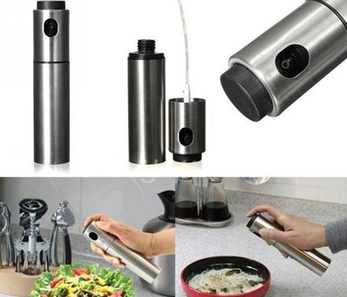 Stainless Steel BBQ Oil Spray Bottle - Silver - Zoom Image 3