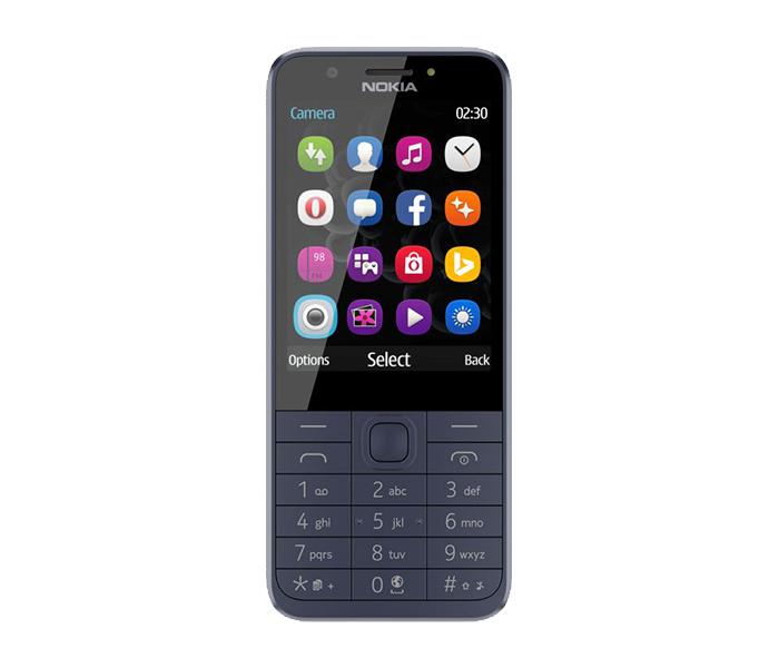 Nokia 230 16MB RAM Dual Sim 2G Mobile Phone - Blue - Zoom Image 1