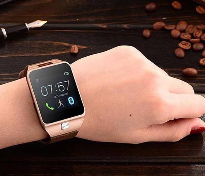 Bluetooth Smart Watch with Pedometer & Sleep Monitoring for Zen A Plus - Gold - Zoom Image 1