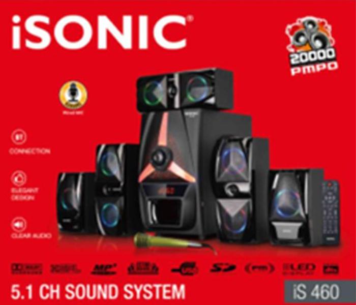 iSonic IS 460 5.1 Channel Sound System - Black - Zoom Image 1