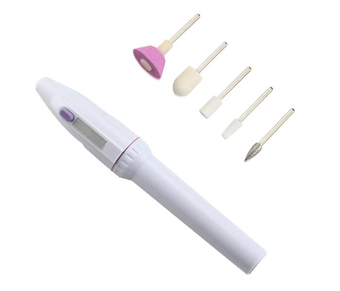 5 In 1 Electric Salon Shaper Manicure Pedicure Kit - White - Zoom Image 1