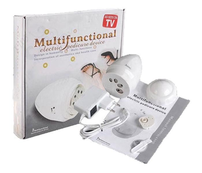 Multifunctional Electric Pedicure Device - White - Zoom Image 1