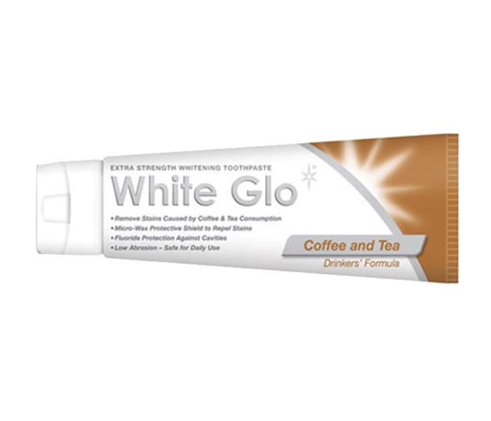 white glo tea and coffee toothpaste