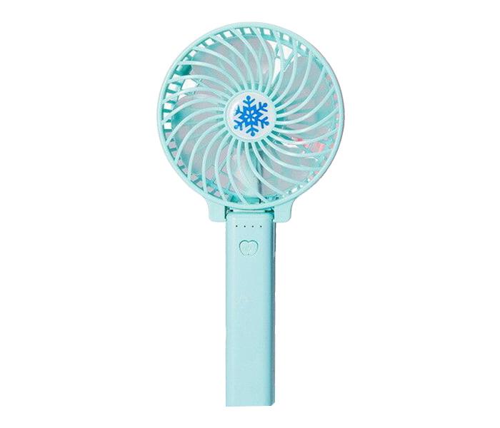 Rechargeable Handy Mini Fan with USB Charge Cable - Blue - Zoom Image 1