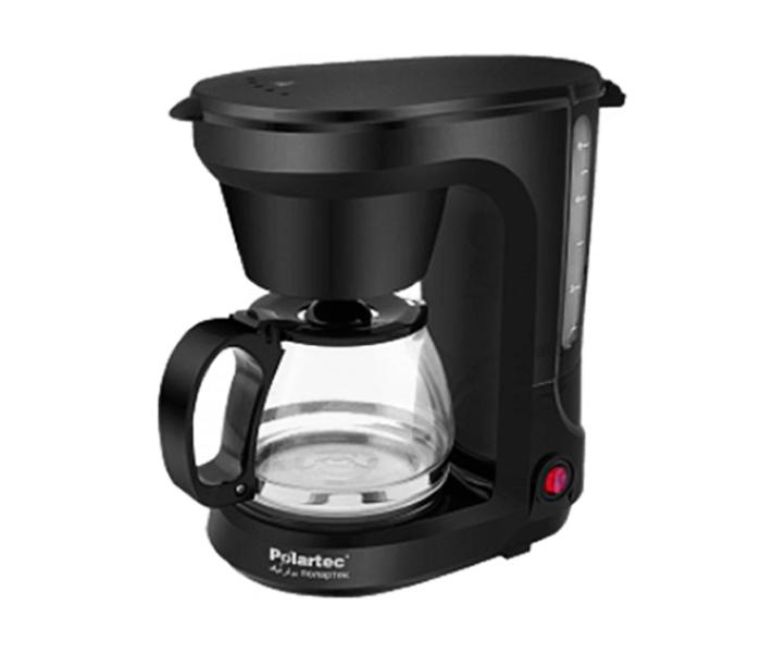 Polartec PT-303 6 Cup Coffee Maker 500ml - Black - Zoom Image 1