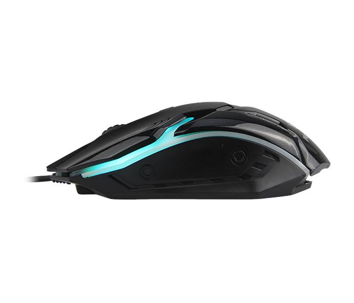 Meetion MT-M371 USB Wired Optical Backlit Mouse - Black - Zoom Image 5