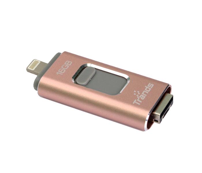 Trands TR-FD197 iEasy 16GB Storage Multi Function Iflash for iOS & Android Devices - Zoom Image 1