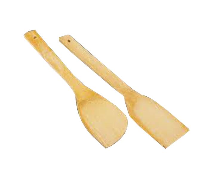 Epsilon EN3937 2 Pieces Wooden Bamboo Kitchen Tools - Brown - Zoom Image 2