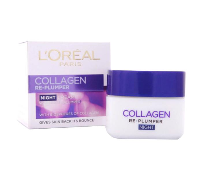 L'Oreal Paris Collagen Re-Plumper Night Cream - 50ml - Zoom Image 2