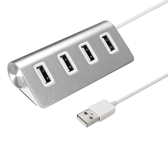 Trands TR-HB6880 4 Port USB Hub for PC Laptop - Silver - Zoom Image 3