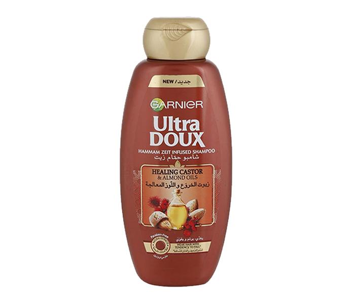 Garnier Ultra Doux Healing Castor & Almond Oil Shampoo - 400ml - Zoom Image 3