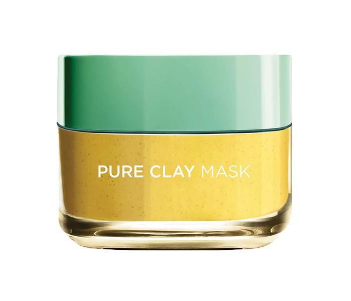 L'Oreal Paris Pure Clay Yellow Mask with Yuzu Lemon Cleanses - 50ml - Zoom Image 2