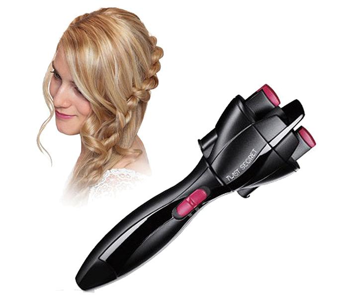 Braiding Roller Quick Twist Styling Hair Styler - Black - Zoom Image 6