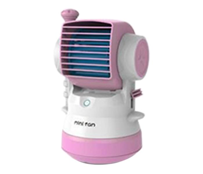 Mini Fashion Water Spray Fan - Pink & White - Zoom Image 3