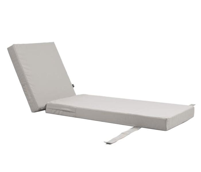 Jassco JAS-028 200 x 65 cm Sun Bed - White - Zoom Image