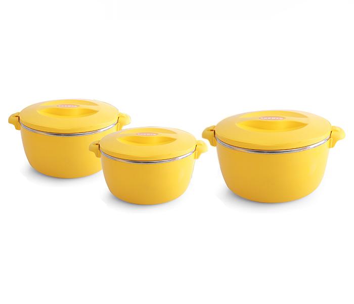 Epsilon EN3974 3 Pieces Casserole - Yellow - Zoom Image 3