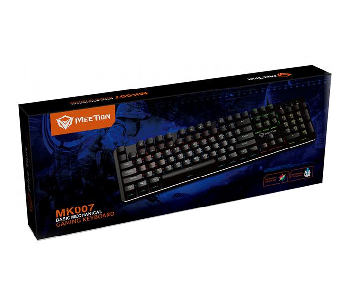 Meetion MT-MK007 LED Mechanical Gaming Keyboard - Black - Zoom Image 7