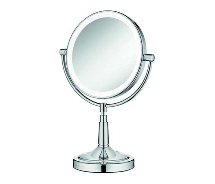 Empire Industries 8-inch Round LED Lighted Makeup Vanity Mirror - Chrome - Zoom Image