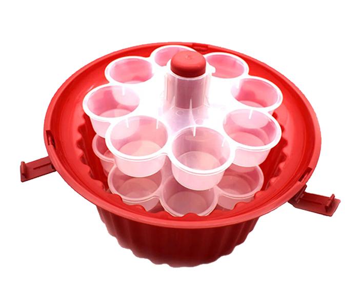 24 Pieces Cup Cake Holder - Red - Zoom Image 2