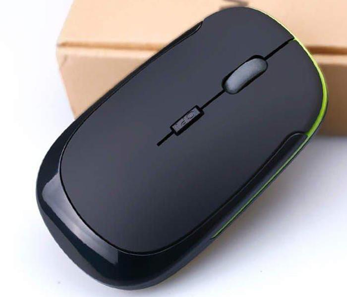 Zen 2.4Ghz Wireless Bluetooth Optical Mouse with 1600 dpi - Black - Zoom Image 1