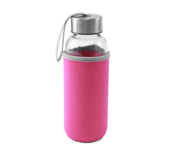 Epsilon EN3920 Fashion Water Bottle with Cover - Clear - Zoom Image