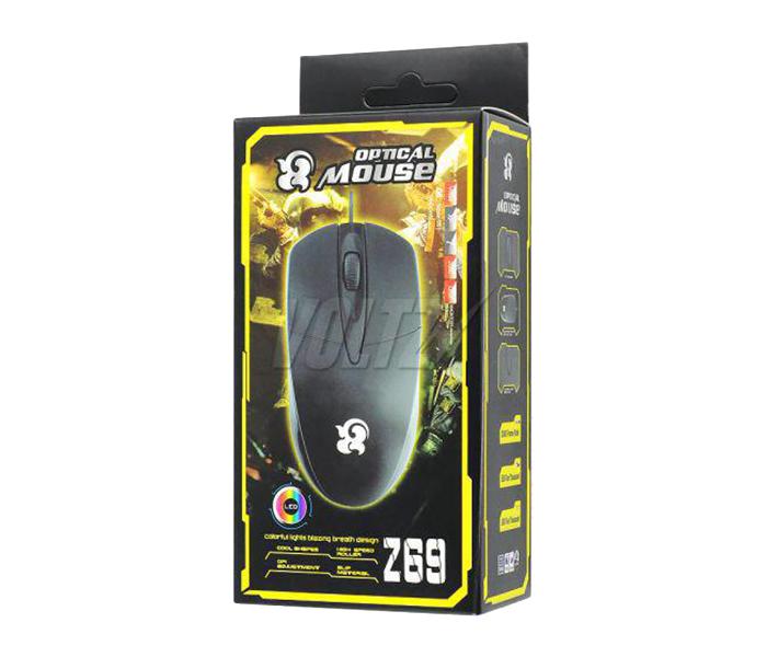 Zen X Series Z69 USB Optical Mouse - Black - Zoom Image 6