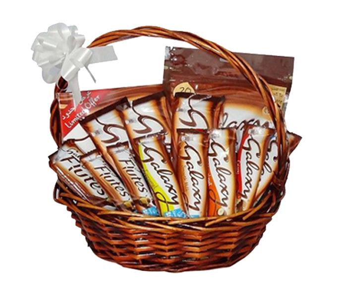 Arabian Florist Galaxys Chocolates with Basket - Zoom Image