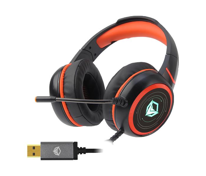 Meetion MT-HP030 7.1 Backlit Gaming Headset with USB - Black - Zoom Image 2