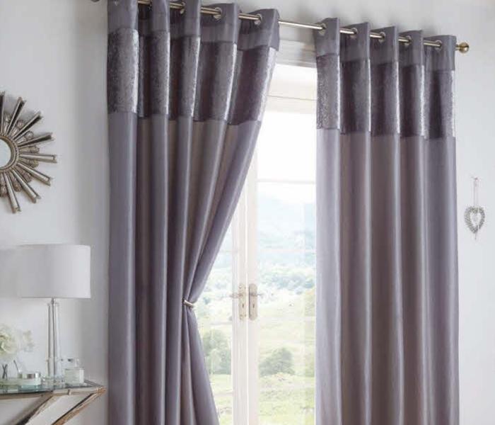 Jassco JAS-009 200 x 300cm Eyelet Curtain with Installation - Grey - Zoom Image