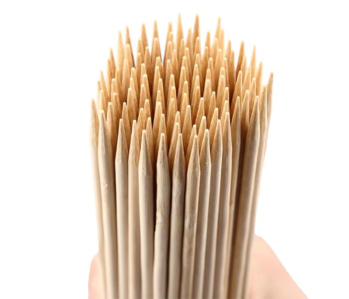 120 Pieces Bamboo Skewer - Beige - Zoom Image 2