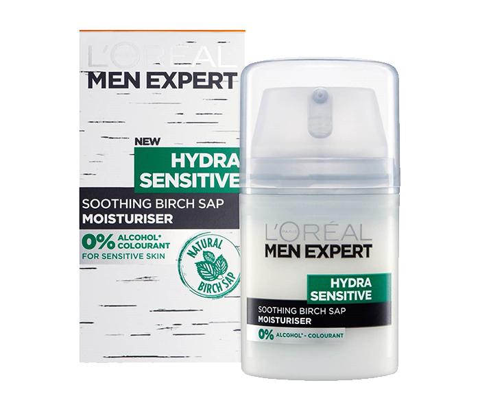 L'Oreal Paris Men Expert Hydra Sensitive Soothing Birch Sap Moisturiser - 50ml - Zoom Image 2