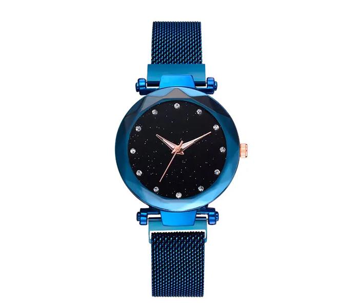 Ladies Quartz Watch With Magnetic Buckles - Blue - Zoom Image 1