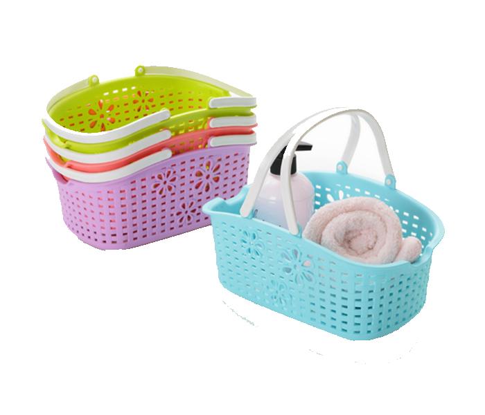 Taqdeer YN-093(933) Plastic Storage Basket with Hanging Convenience - Assorted Colour - Zoom Image 2