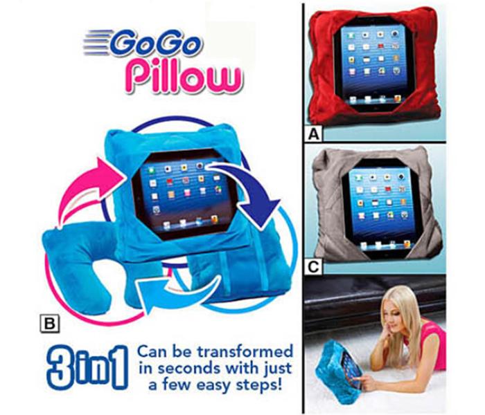 3 in 1 Go Go Car Decoration Cushion Multi-Functional Pillow - Blue - Zoom Image 2