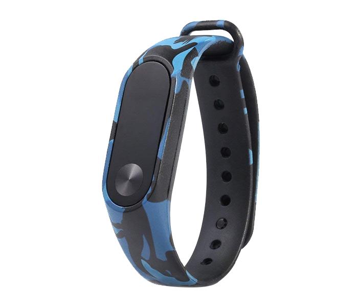 Veronic Smart Band Wrist Camouflage Strap for Xiaomi Mi Band 3 - Army Blue - Zoom Image 3