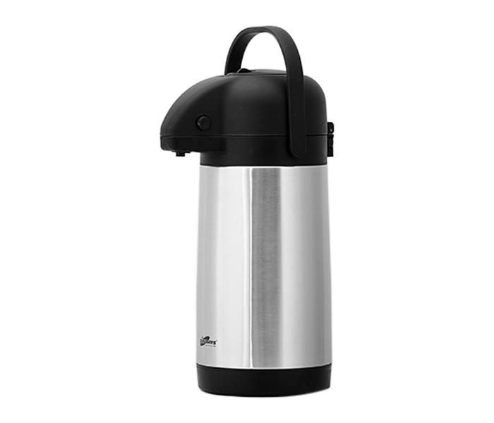 Epsilon EN4637 2.5 Litre Air Pot Flask - Silver - Zoom Image 3