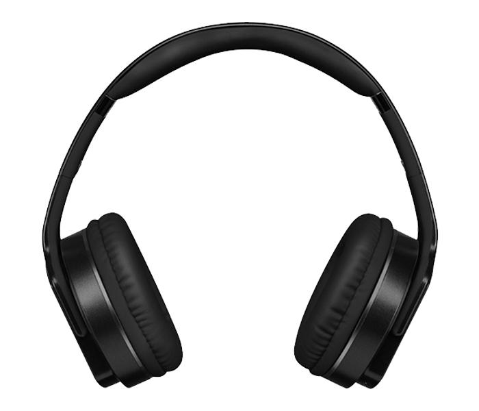 Trands MH2 2 in 1 Speaker Bluetooth Headphone - Black - Zoom Image 2