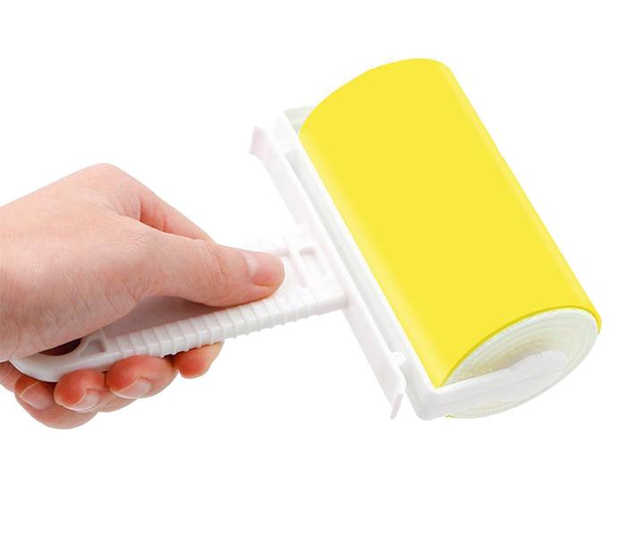 Pet Hair Fluff Dust Remover Roller Set - Yellow - Zoom Image 1