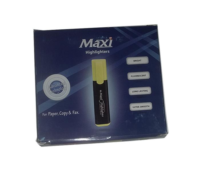 Maxi HIGHOR Highlighter Pen - 10 Pieces, Orange - Zoom Image 3