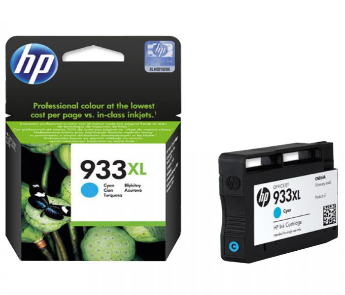 HP 933XL CN054AA High Yield Original Ink Cartridge - Cyan - Zoom Image